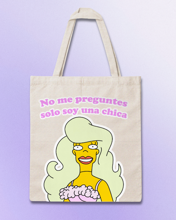 Producto - Totebag "Solo soy una chica"