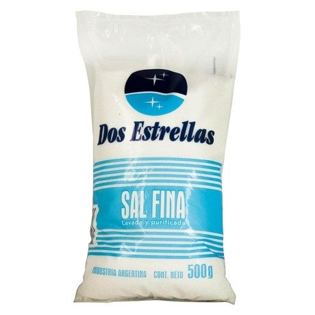 Producto - SAL DOS ESTRELLAS FINA X500G