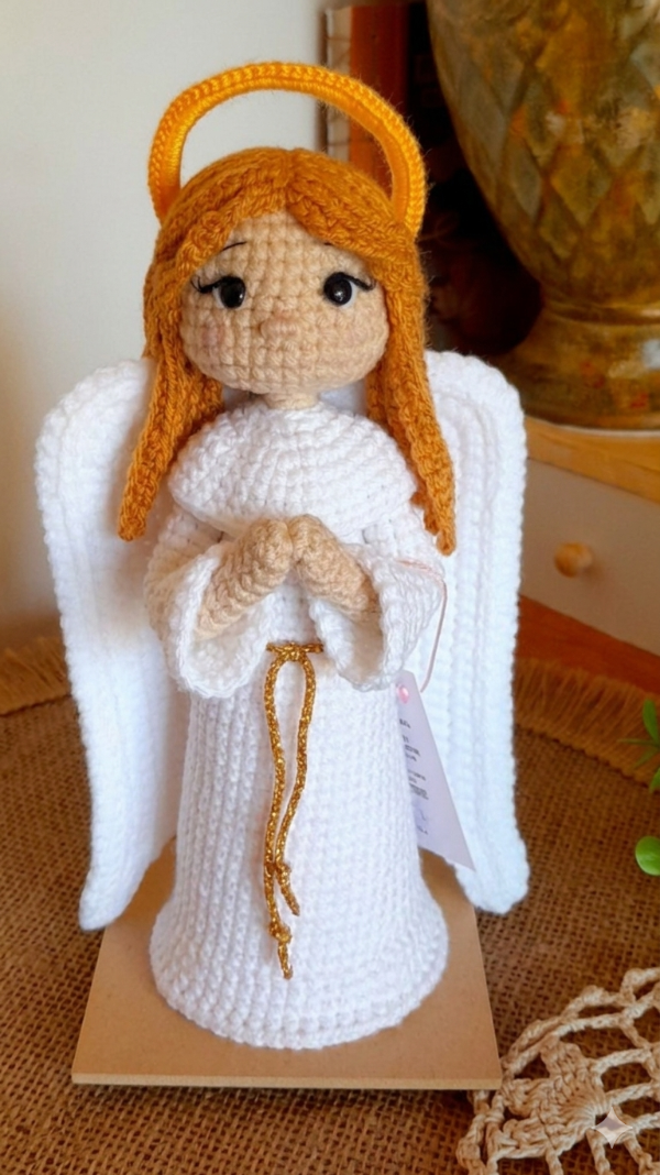 Producto - Angelita de la Guarda Blanco Algodón