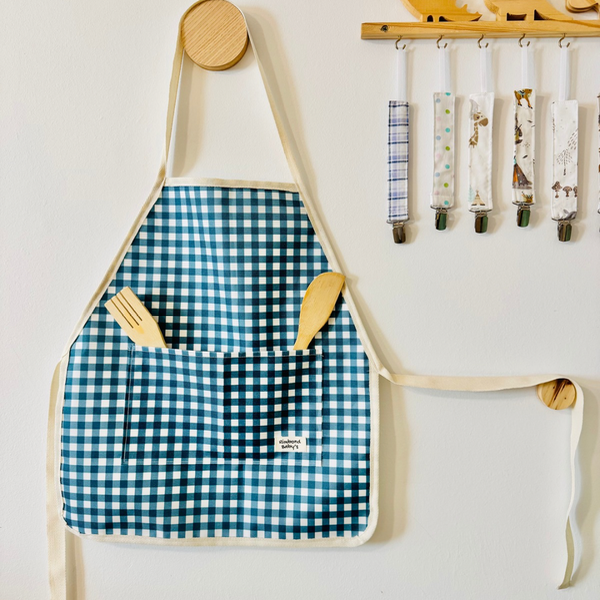 Producto - Delantal Cuadrille Azul