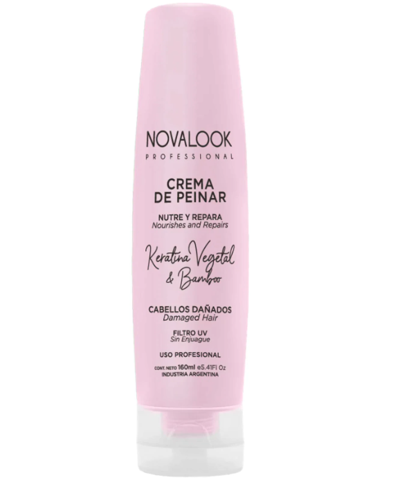 Producto - Crema de Peinar Keratina y Bamboo x 160ml. (cabellos dañados)