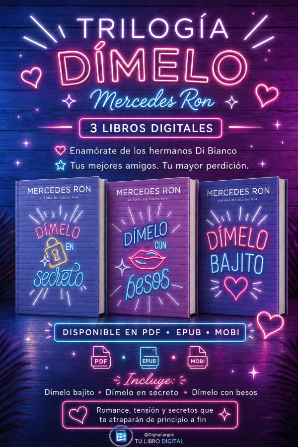 Producto - TRILOGÍA DÍMELO MERCEDES RON