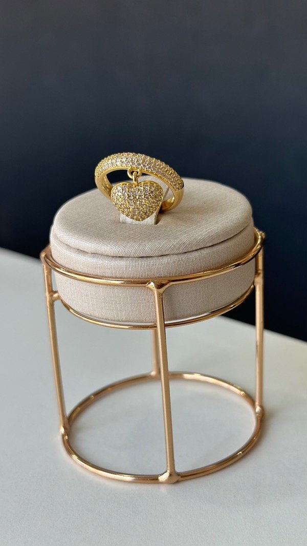 Producto - Anillo polliana laminado en oro 18k