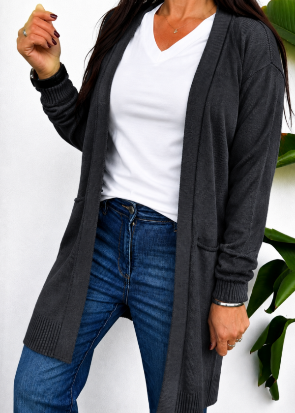 Producto - Saco Acrilico Gris oscuro