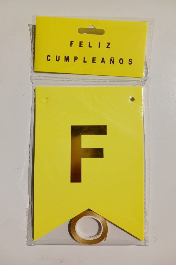 Producto - Banderin Fluo "FC" Amarillo