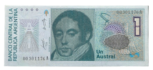 Producto - 1 Austral (Alonso - Concepción) Número Bajo! Bott.2801a Fil.3 Unc