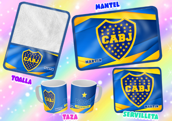 Producto - SETS DE JARDIN - BOCA JUNIORS 5