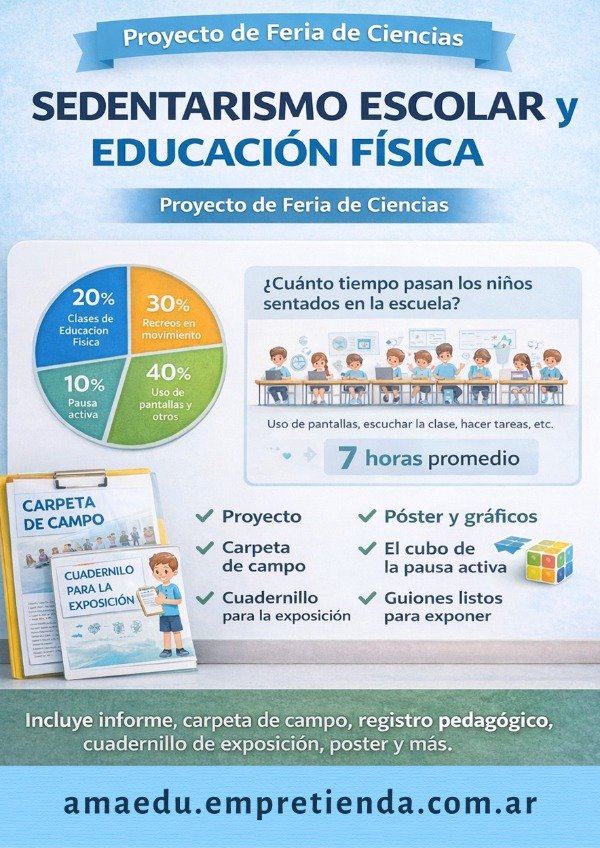 Producto - SEDENTARISMO Y EDUCACIÓN FÍSICA (Feria de Ciencias)