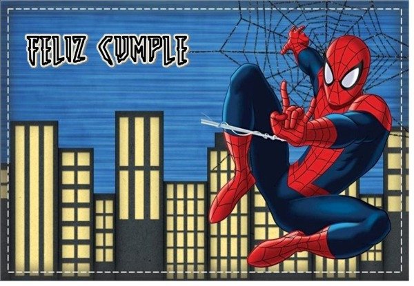 Producto - LAMINA SPIDERMAN 6 RECTANGULAR