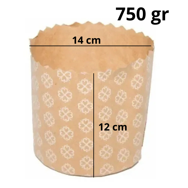 Producto - Molde de Pan Dulce de Papel 750 gr