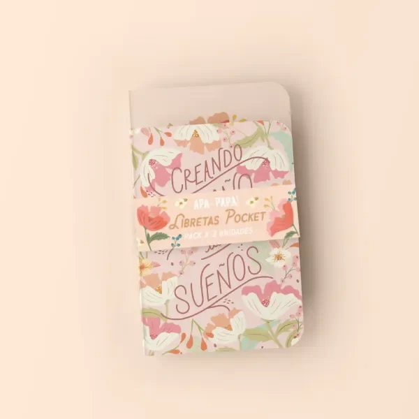Producto - Libretas Pocket - PACK X 2 CREANDO SUEÑOS
