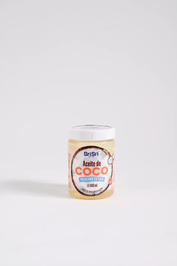 Producto - Aceite De Coco Sin Gluten Sri Sri Tattva 500ml