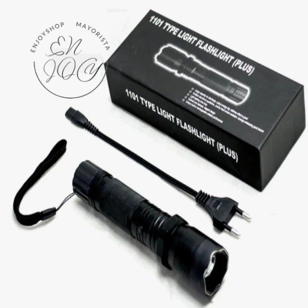 Producto - Linterna Con Picana Electrica Led Color Negro