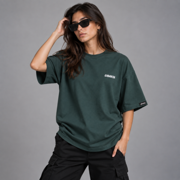 Producto - Remera Oversize Core CIBARTA  Verde Inglés - 1