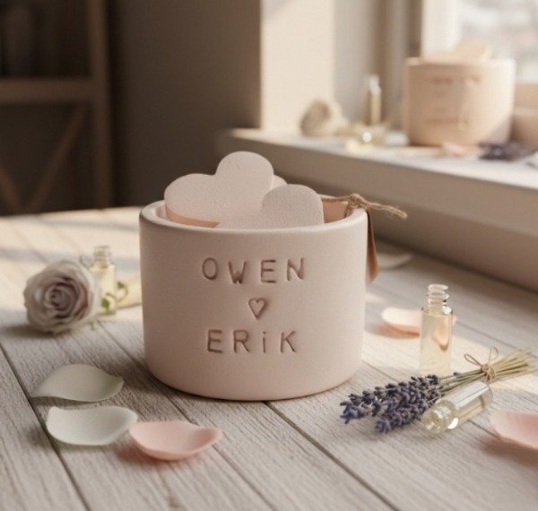 Producto - Cilindro N 7 Cerámica Grabada Personalizado con Nombre Fecha Frase