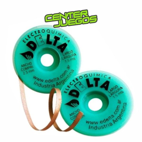 Producto - DELTA MALLA DESOLDANTE 2.5 X 1.5 MM