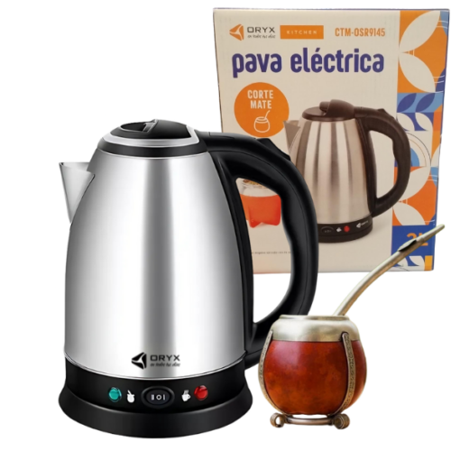 Producto - Pava eléctrica Oryx con corte de mate