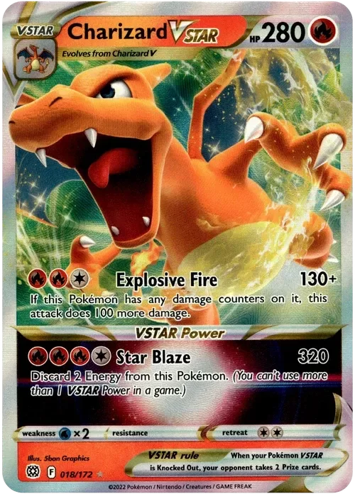 Producto - Charizard VSTAR - 018/172 - Brilliant Stars - Holo