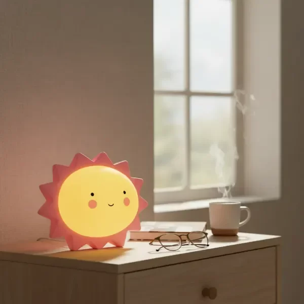 Producto - Lampara Velador Led Sol Luminoso Mesita De Luz