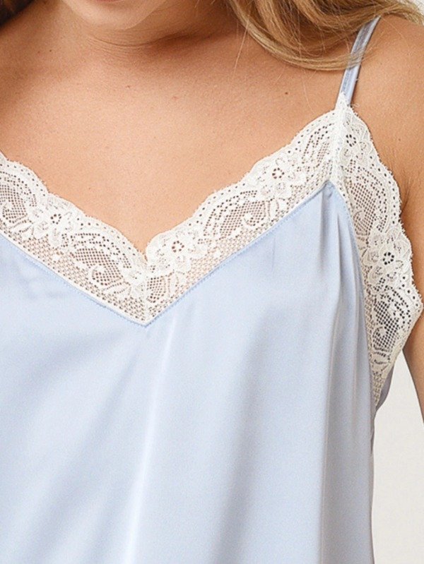 Producto - Camisolin Seda Celeste 7014