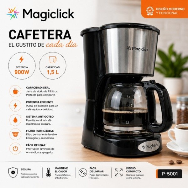 Producto - CAFETERA MAGICLCIK P5001 12 POCILLOS
