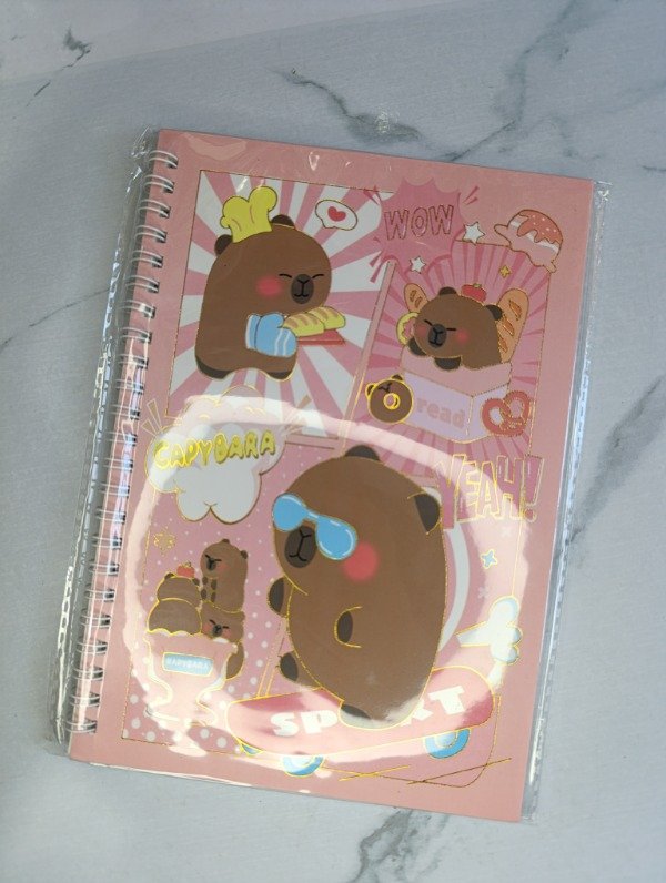 Producto - Cuaderno anillado de Capibara 38Hojas