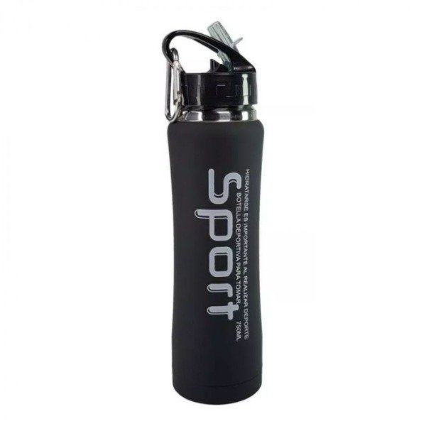 Producto - BOTELLA SPORT NEGRA 750M