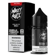 Producto - NASTY SALT TOBACCO SERIES VANILLA TOBACCO (TABACO VAINILLA) 30ML 35MG