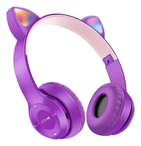 Producto - Auricualres Bluetooth Vincha Orejas de Gato P47