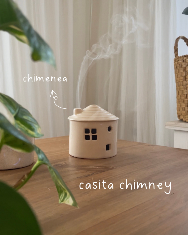 Producto - Casita chimney- Incluye conito sahumerio