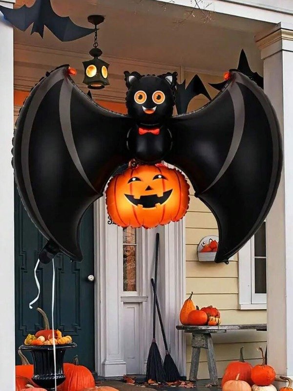Producto - Murcielago con Calabaza - Halloween 14"