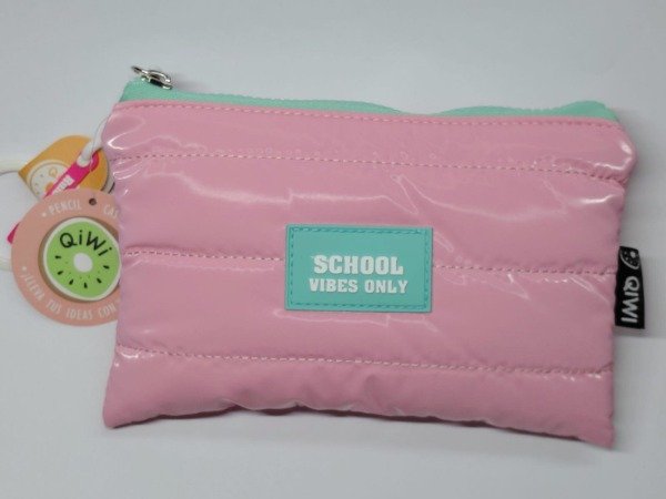 Producto - CARTUCHERA QIWI SCHOOL VIBES ONLY ROSA