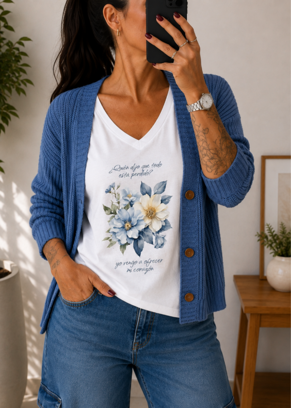 Producto - Cardigan Acrilico Azul