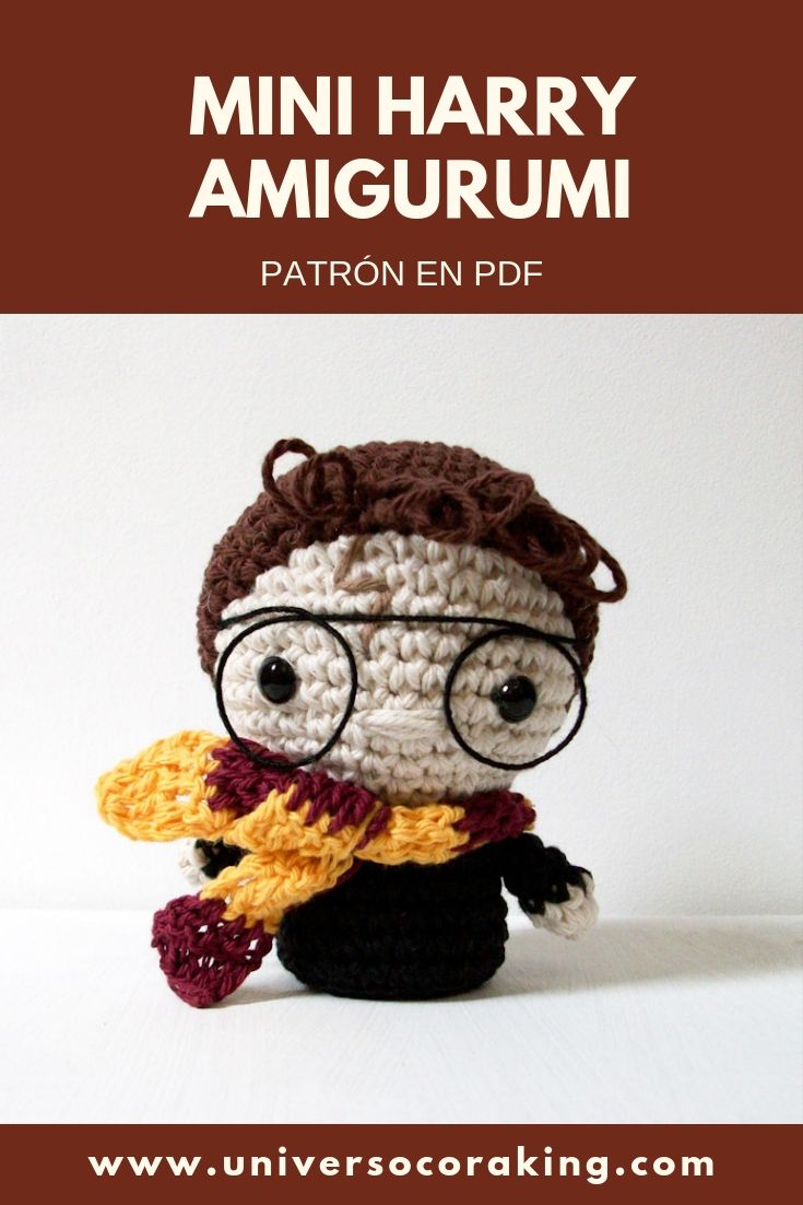 Mini Harry Potter - Patrón en PDF - Universo Cora King
