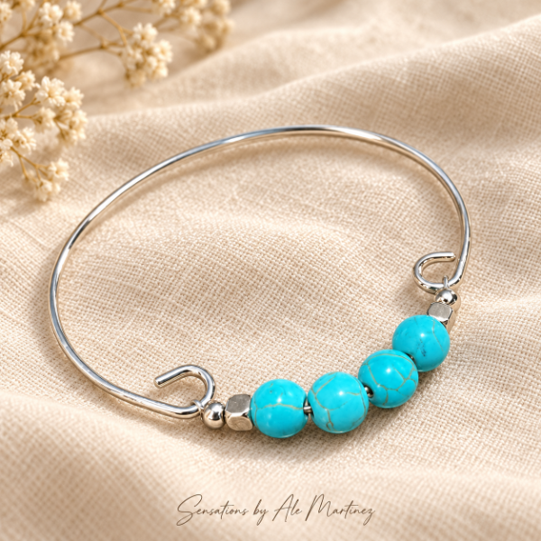 Producto - Pulseras elastizadas línea turquesa - 2