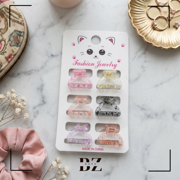 Producto - BROCHES CH.COLOR C/NEGRO X 6 PCS EN CARD 2.5 CM - 2121-5