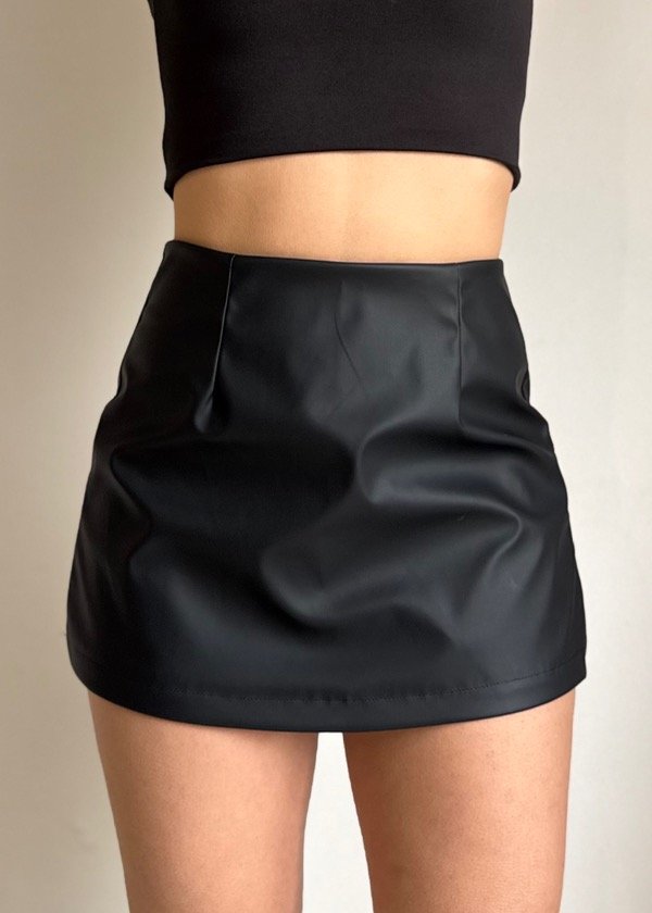 Producto - Short Pollera Amber Ecocuero
