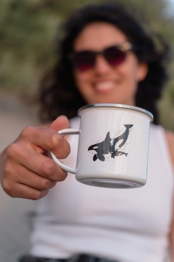 Producto - Jarrito Orca con cría