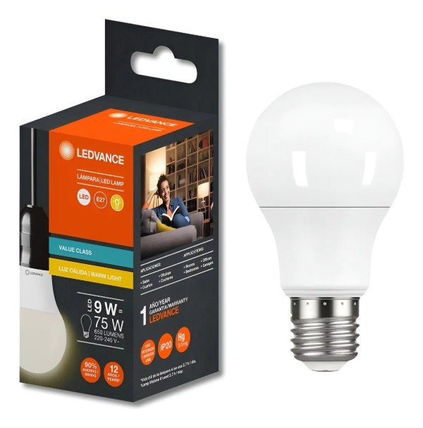 Producto - LAMPARA LED LEDVANCE - OSRAM LED 9W - 75W