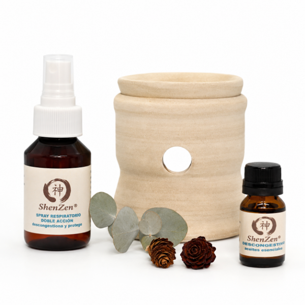 Producto - Pack Dúo Descongestivo Natural ShenZen - Spray Respiratorio + A.E. Desgongestivo
