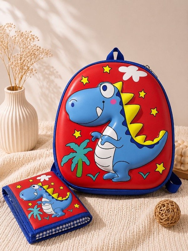 Producto - Mochila KIDS 3D - DINO ROJO