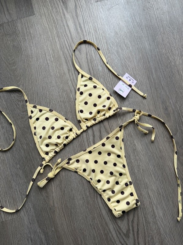 Producto - Bikini Polka Dot amarilla - 4
