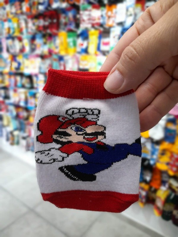 Producto - Soquete Niño Mario Bros