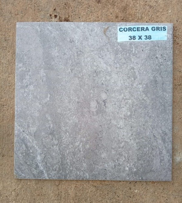 Producto - Cerámica Corcega Gris 38x38 (16 piezas) Caja 2.31 m2 - 1