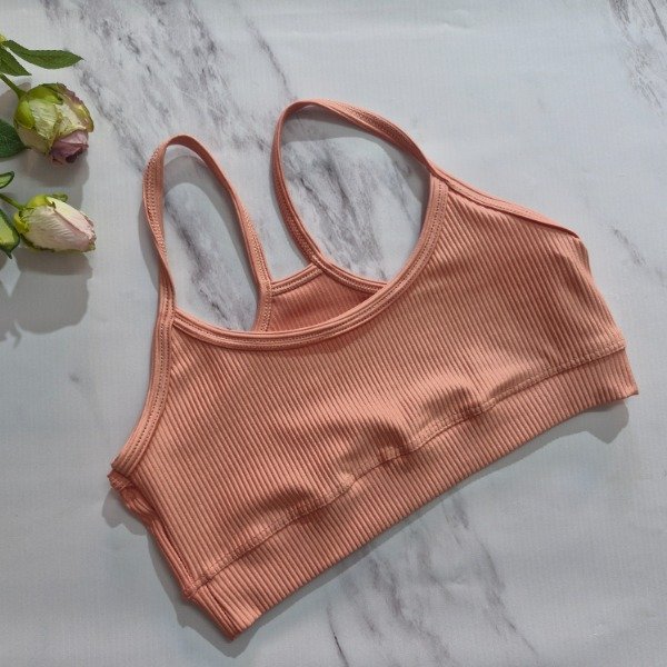 Producto - Top morley salmón- talle 1