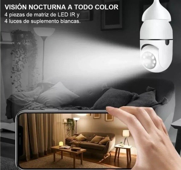 Producto - Cámara de Seguridad Foco 360 - 2