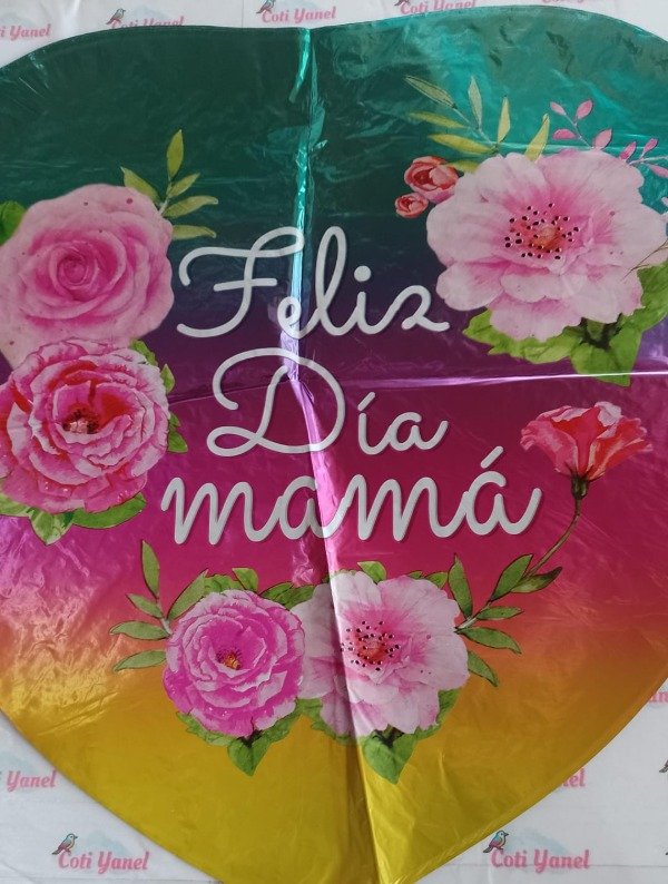Producto - Globos Feliz dia Mamá 45cm - 7