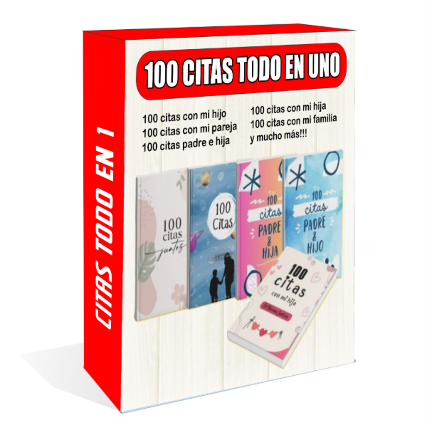 Producto - Kit Imprimible 100 Citas todo en uno Fotolibro Diario Agenda Journal Recuerdos
