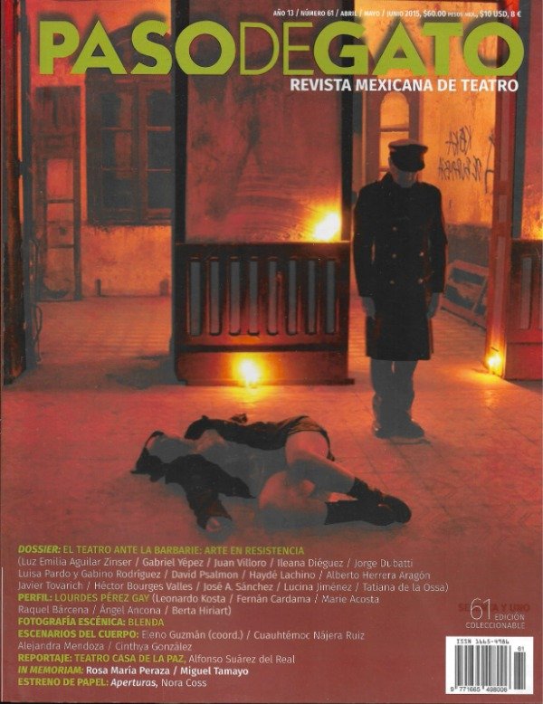 Producto - Revista Paso de gato 61. Obra: Aperturas de Nora Coss