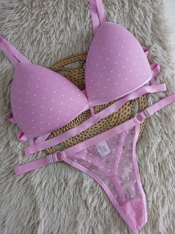 Producto - Triangulito soft microtul rosa T.100